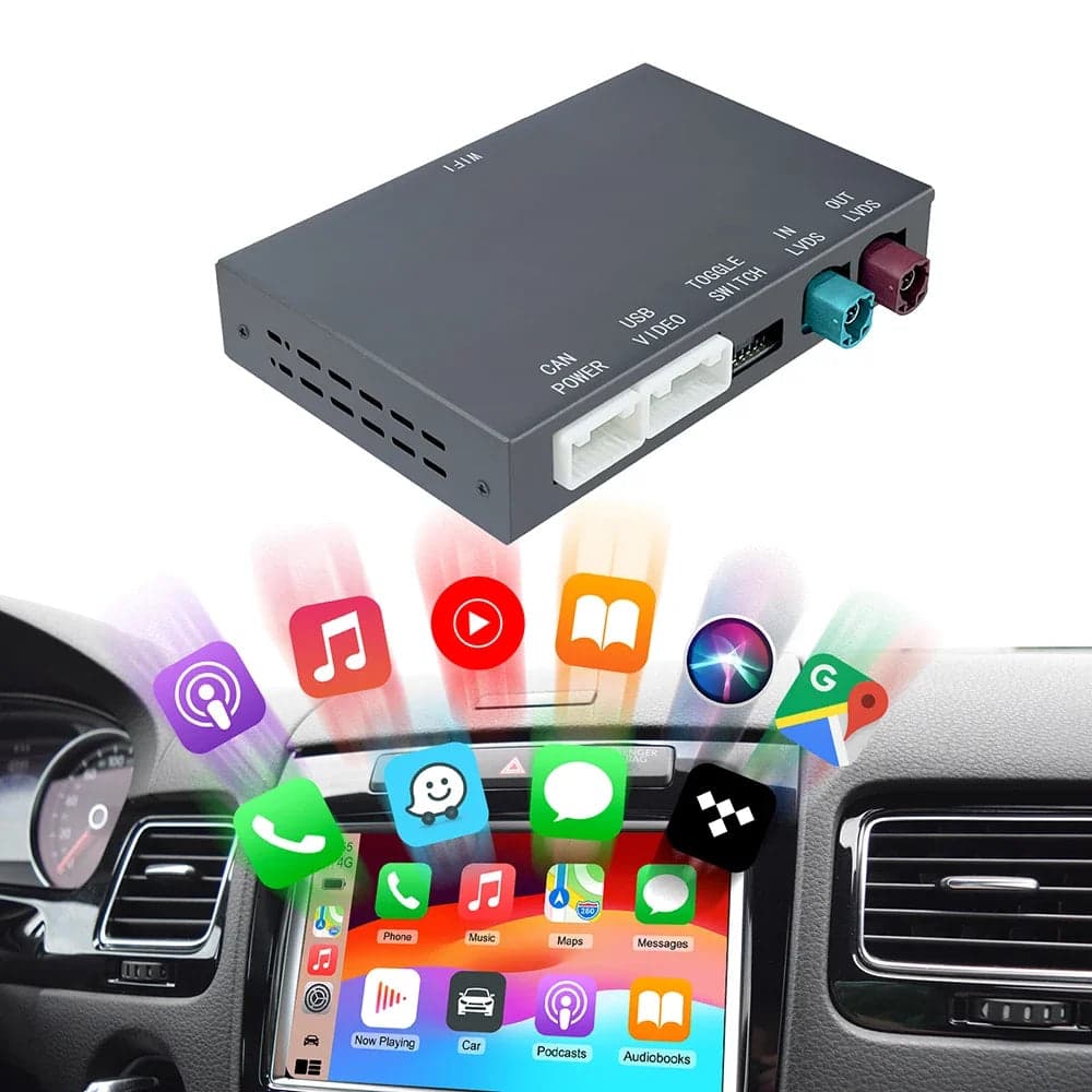 VW Touareg CarPlay & Android Auto nachrüsten – Wireless Modul (2011–2017)