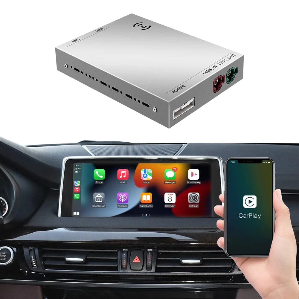 BMW 5er E60 CarPlay & Android Auto nachrüsten – Wireless Modul (2006–2013)